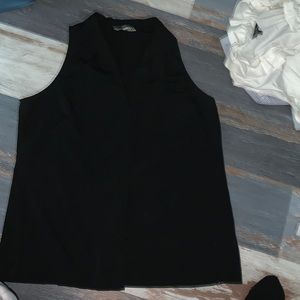 Black banana republic blouse size L